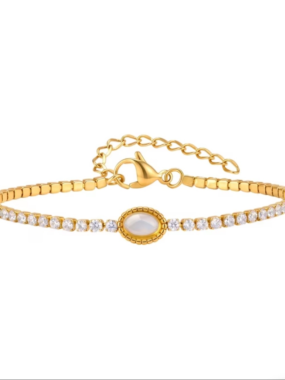Gold Tennis Bracelet